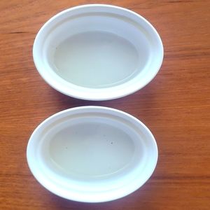 Vintage Hall Pottery USA white stoneware